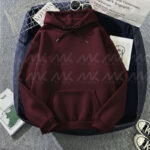 Capuche Uni Burgundy