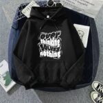 capuche homme Tunisie noir avec design