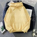 Capuche Uni Jaune