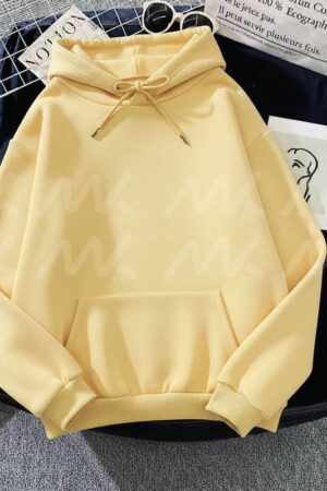 Capuche Uni Jaune