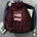 capuche avec design Over Thinking Solves Nothing